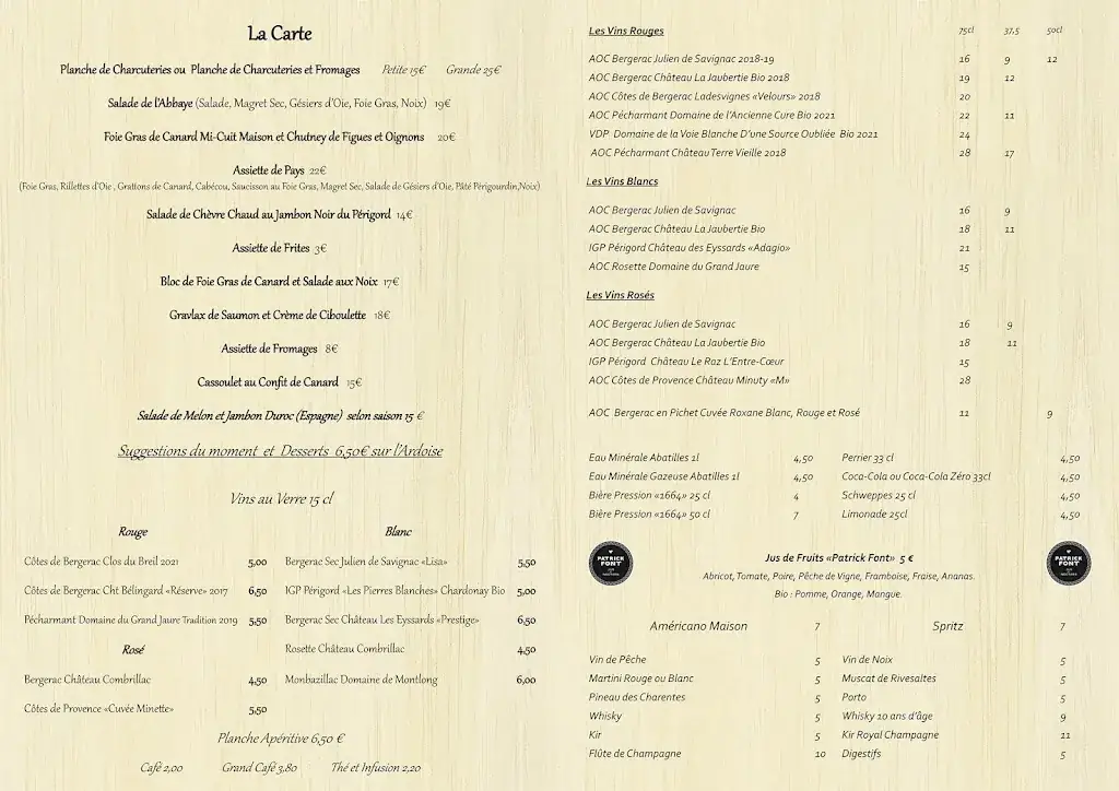 Menu_Comptoir de l'Abbaye_Buisson-de-Cadouin_image_1