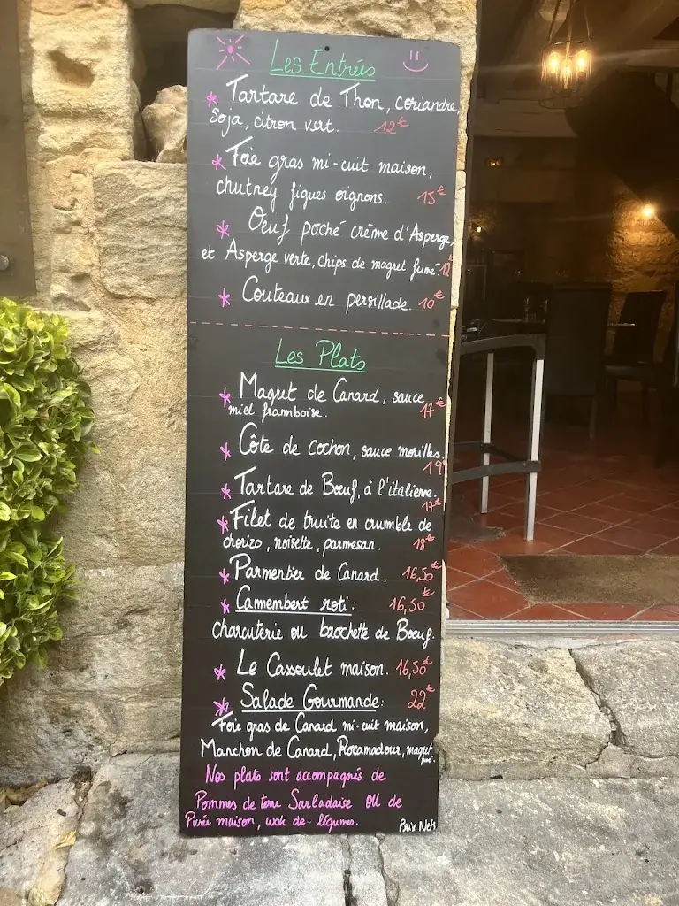 Menu_Le Restaurant l'Abreuvoir_Bugue_immagine_1