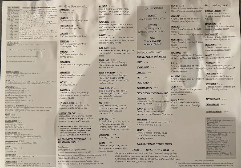 Menu_Le Restaurant l'Abreuvoir_Bugue_immagine_4