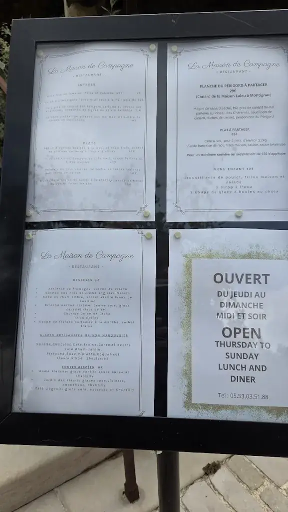 Menu_La Maison De campagne_Campagne_image_2