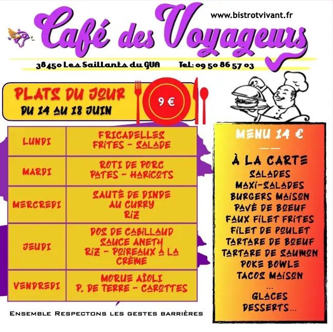 Menu_Café des Voyageurs - Bistrot Jardin_Gua_immagine_1