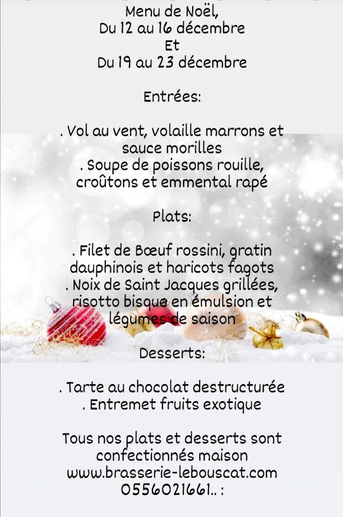 Menu_Bar Brasserie Le Bouscat_Bouscat_image_2