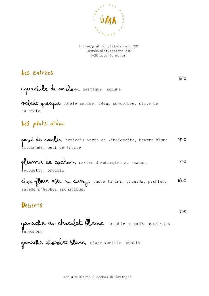 Menu_Ùma Restaurant_Bouscat_image_1