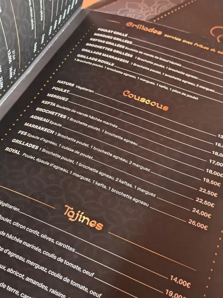 Menu_Riad Marrakech_Bouscat_image_3