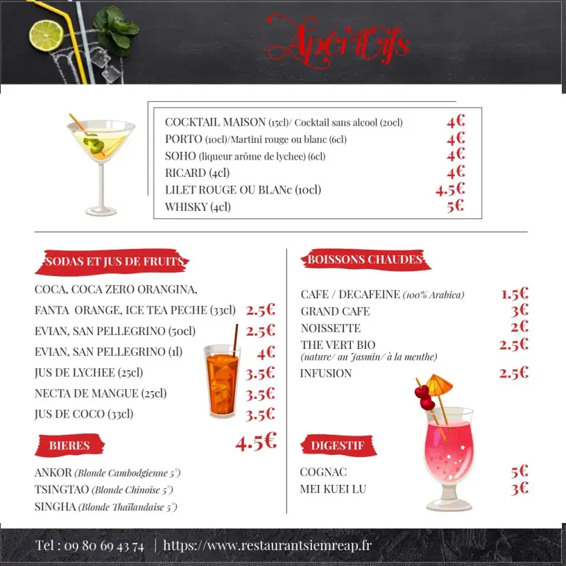 Menu_Restaurant SIEM REAP - Le Bouscat_Bouscat_image_4