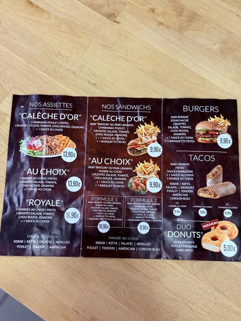 Menu_La Calèche d'Or_Bouscat_image_1