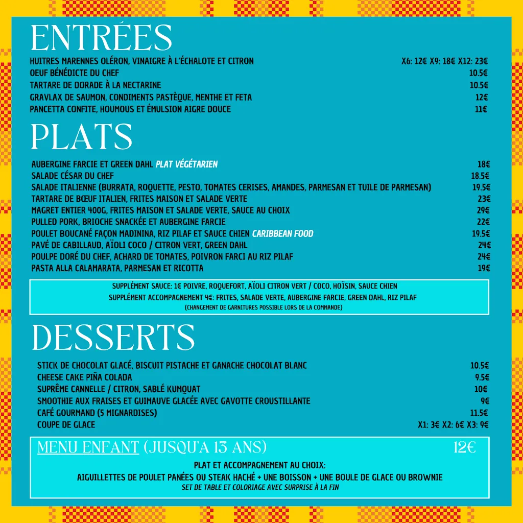 Menu_The Rostand Cafe_Haillan_image_1