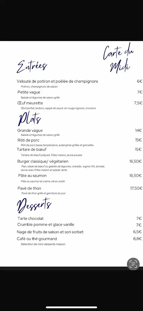 Menu_restaurant la vague gourmande_Saint-Médard-en-Jalles_image_2