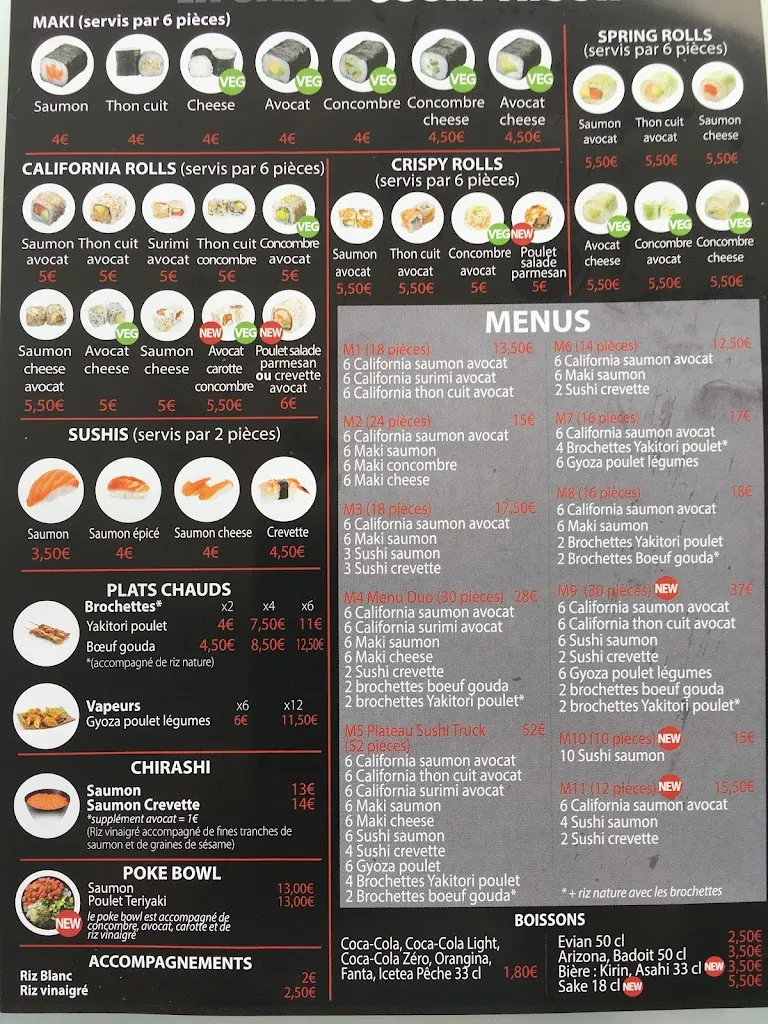 Menu_Sushi Truck - Le Haillan - Eysines_Haillan_image_1