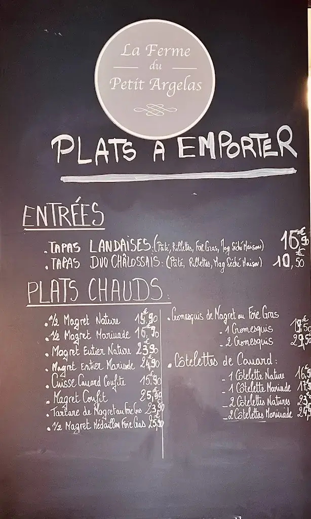 Menu_The Petit Argelas farm_Saint-Médard-en-Jalles_immagine_3