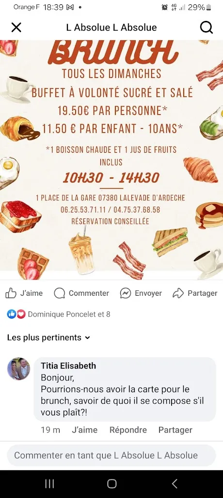 Menu_Restaurant - Bar - Brasserie l'ABSOLUE_Lalevade-d'Ardèche_image_1