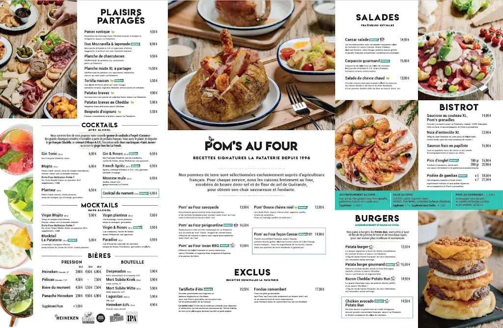 Menu_La Pataterie Limoges_Limoges_image_1