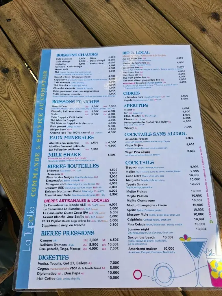 Menu_La Typolia_Porge_image_1