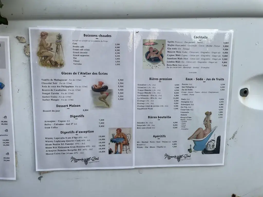 Menu_Pizzeria des Bois_Porge_immagine_2