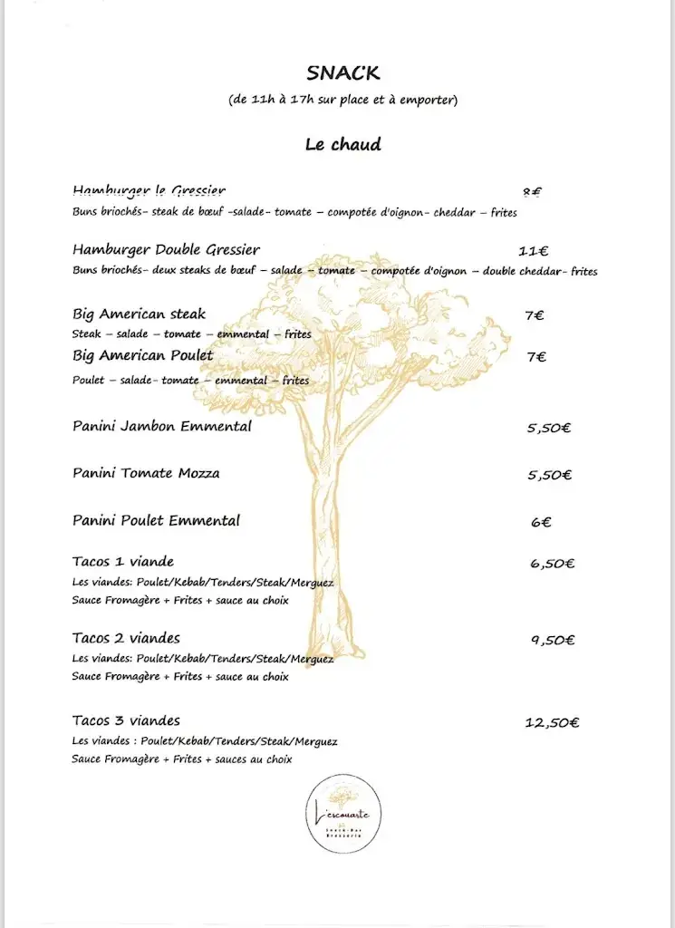 Menu_Brasserie L'escouarte_Porge_image_3