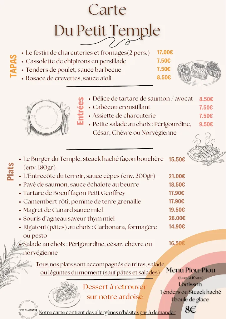 Menu_Au Petit Temple_Temple_image_1