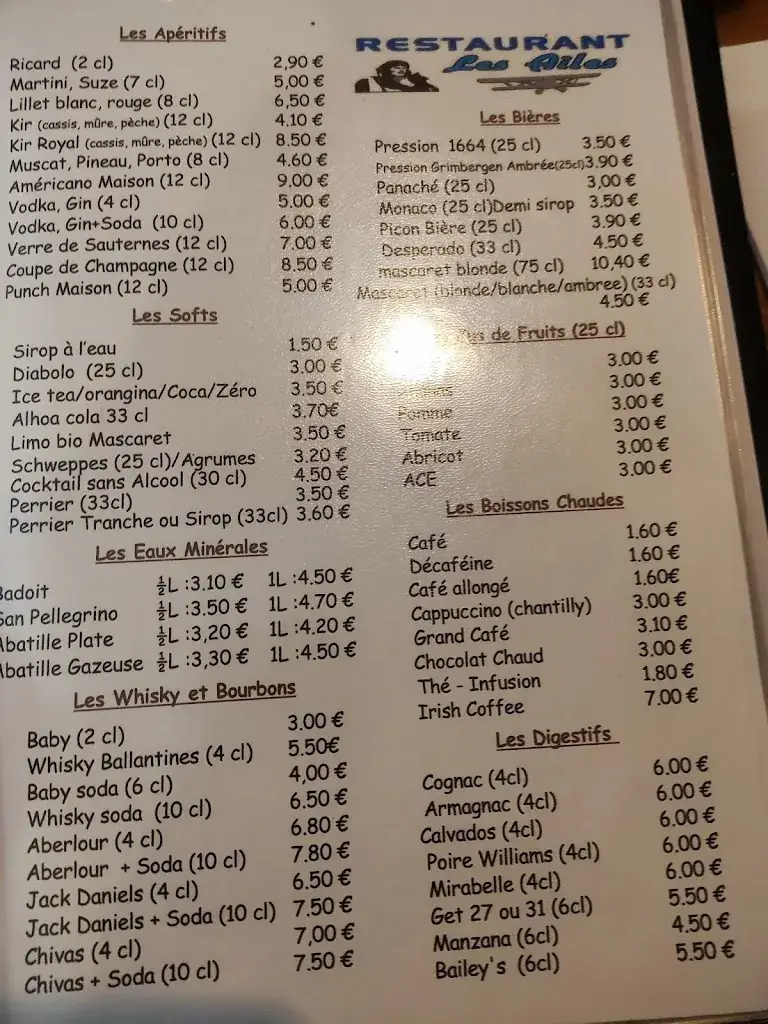 Menu_Restaurant les Ailes_Léognan_image_4