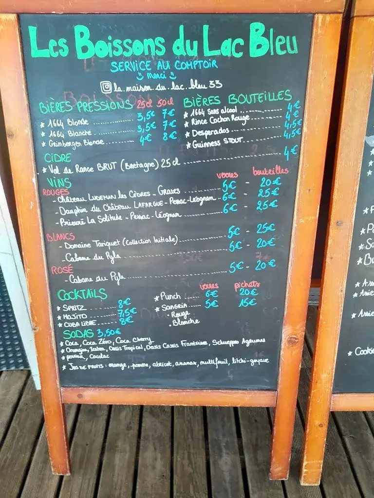 Menü_La Maison du Lac Bleu_Léognan_Bild_1