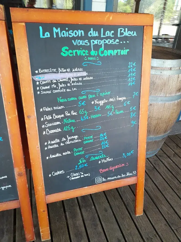 Menü_La Maison du Lac Bleu_Léognan_Bild_2