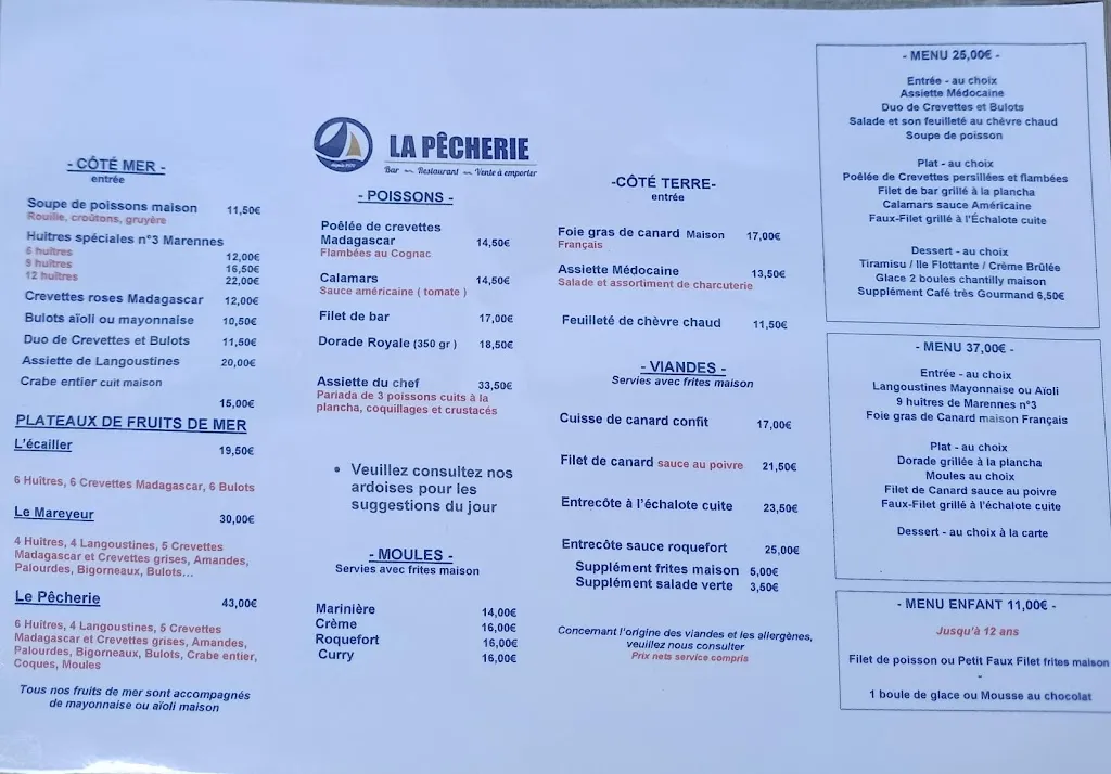 Menu_La Pêcherie_Verdon-sur-Mer_image_2