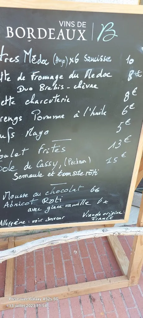 Menu_La Guinguette de Paupiette_Verdon-sur-Mer_immagine_4