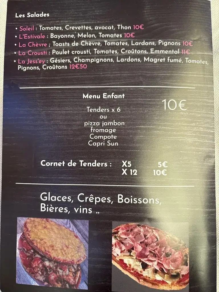 Menu_Ici ça Cro'c_Verdon-sur-Mer_image_1