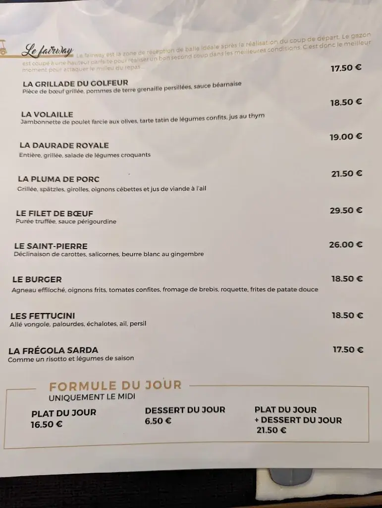 Menu_Restaurant Le Club - Les Ormes, Domaine & Resort_Epiniac_image_1