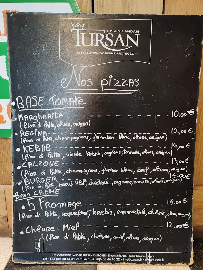 Menu_Restaurant pizzeria et Brasserie du Marché_Léon_image_1