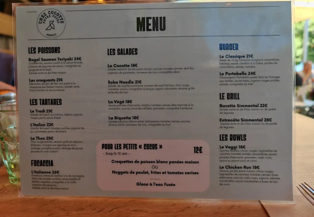 Menu_Chez Cocotte_Annecy_image_1