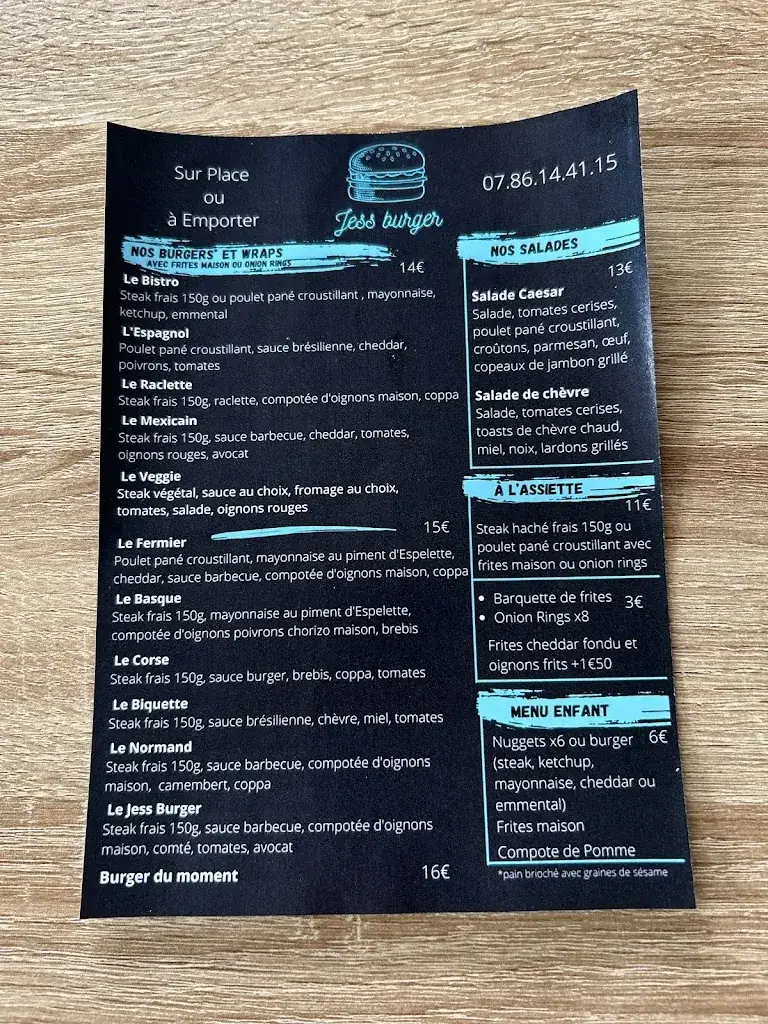 Menu_Jess Burger_Lesparre-Médoc_image_3