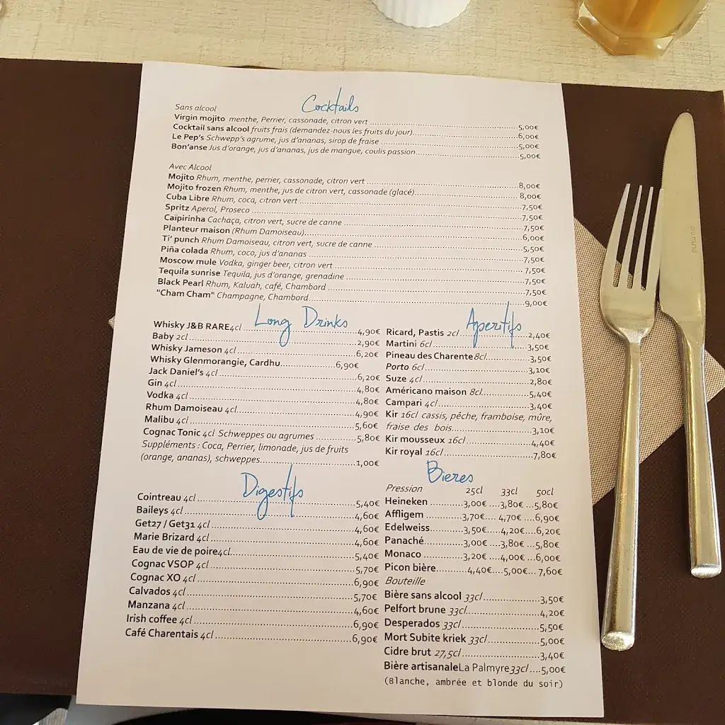 Menu_La Paillotte_Mathes_image_1