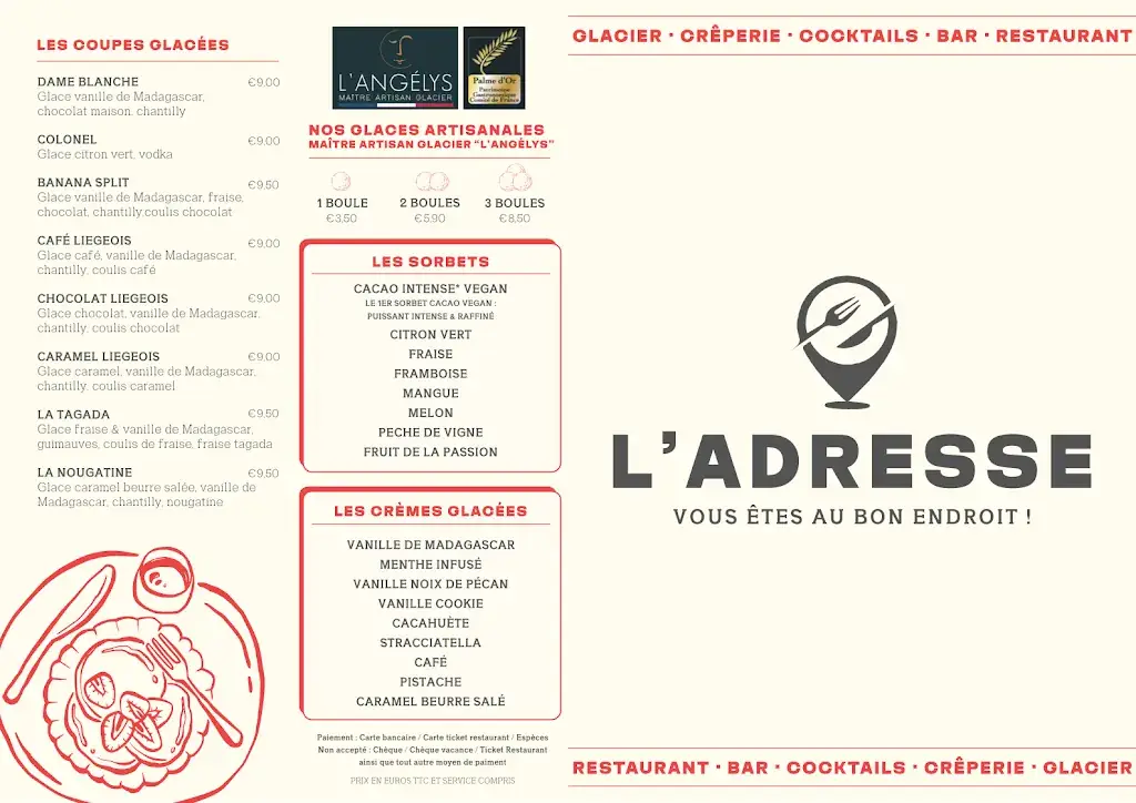 Menu_L'Adresse la Palmyre_Mathes_image_4