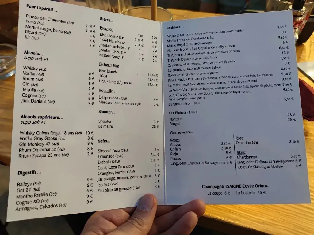 Menü_Les Copains d'abord_Mathes_Bild_4