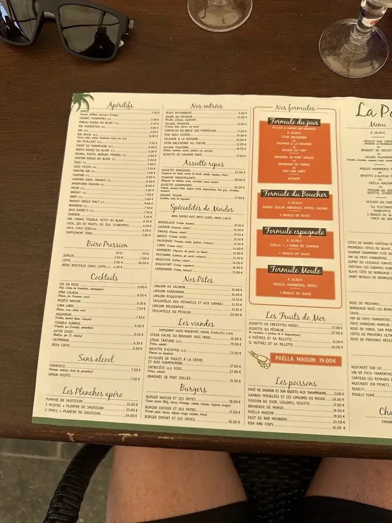 Menu_La Palmeraie_Mathes_image_1