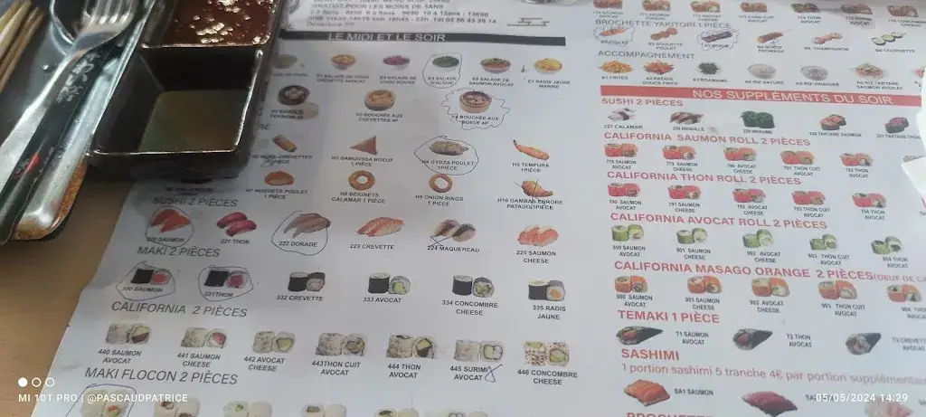 Menu_Restaurant japonais a volonté et fondue japonnais_Listrac-Médoc_image_3