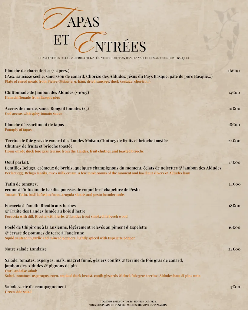 Menu_La Ferme d'Huchet_Vielle-Saint-Girons_image_3