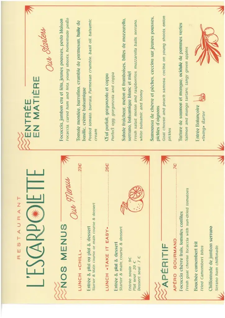 Menu_L ESCARPOLETTE_Lescar_image_1