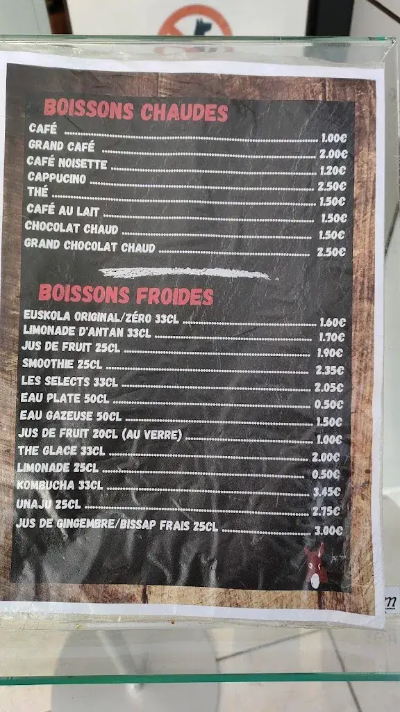 Menu_Le Bistrot du Village_Lescar_image_3