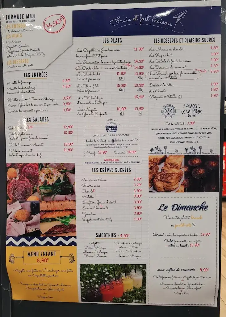 Menu_La Cantoche des Grands Enfants_Lescar_image_1