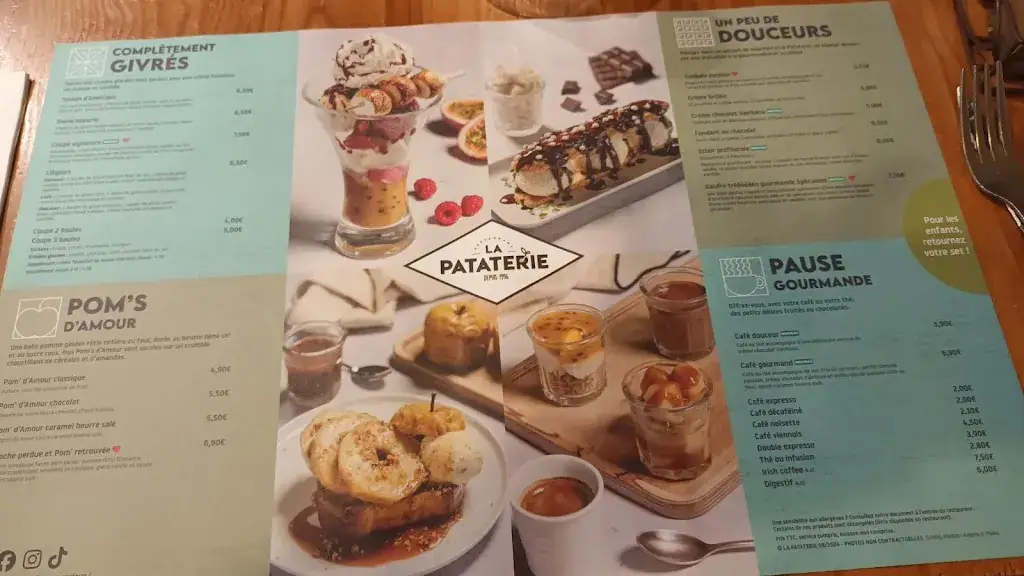 Menu_La Madeleine_Lescar_image_4