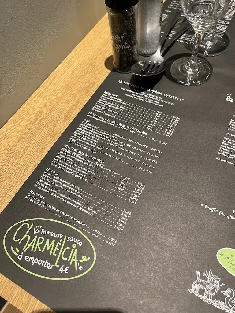 Menu_Bistro Régent LESCAR_Lescar_image_1