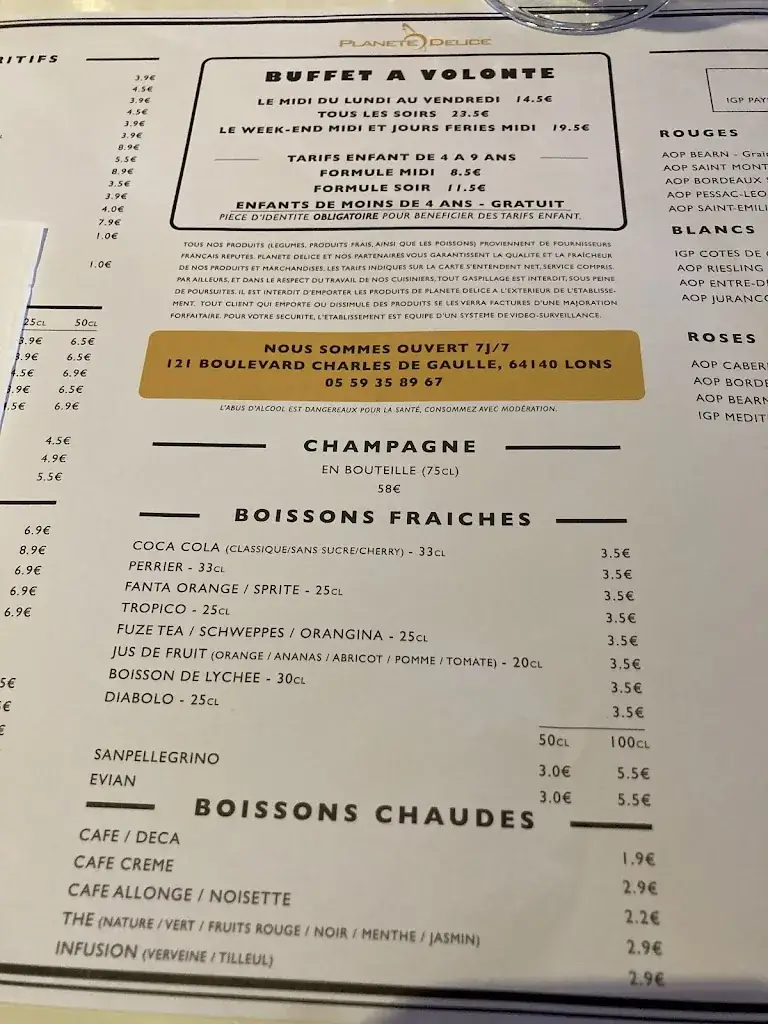 Menu_Planète Délice_Lons_image_2