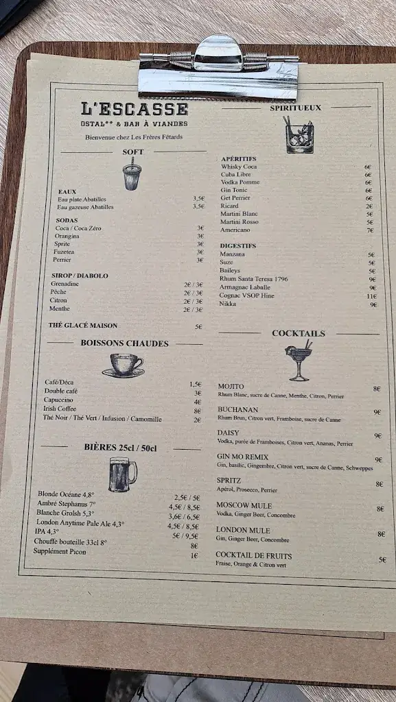 Menu_Restaurant L'Escasse_Lit-et-Mixe_image_3