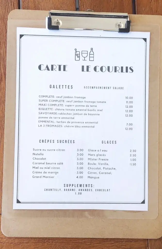 Menu_Restaurant Le Courlis_Mézos_image_3