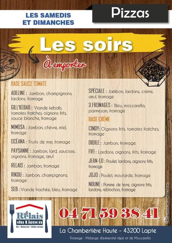 Menu_Relais Du Lignon_Lapte_image_2