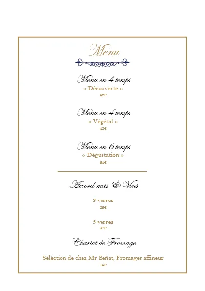 Menu_LA TABLE DU MARENSIN - 40170_Uza_image_1