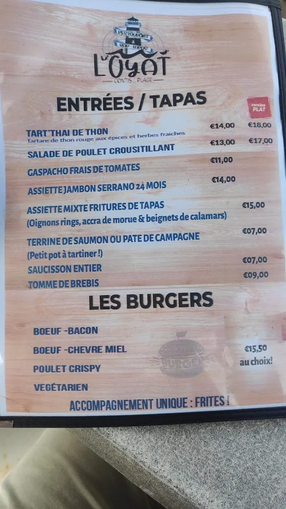 Menu_Oyat Restaurant_Saint-Julien-en-Born_image_1