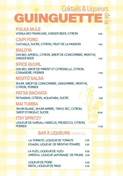 Menü_La Guinguette Sur Le Toit_Saint-Julien-en-Born_Bild_3
