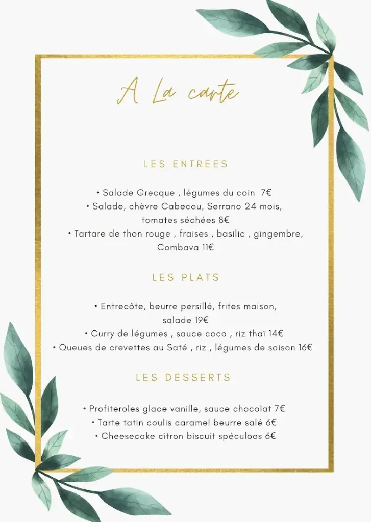 Menu_La Penida restaurant_Saint-Julien-en-Born_image_4