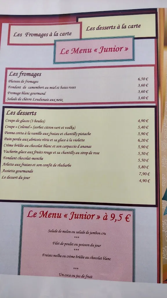 Menu_The House Of Taste_Loudun_image_2